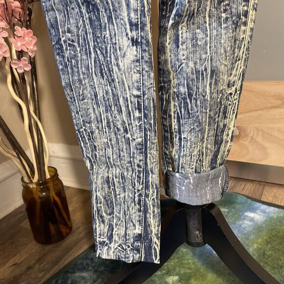 Aphrodite LA High Waisted Acid Washed Jeans Women's Size 1 Skinny - Picture 5 of 6